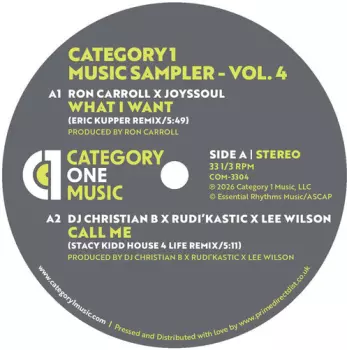 Category 1 Music Sampler Vol. 4 / Various: Category 1 Music Sampler Vol. 4