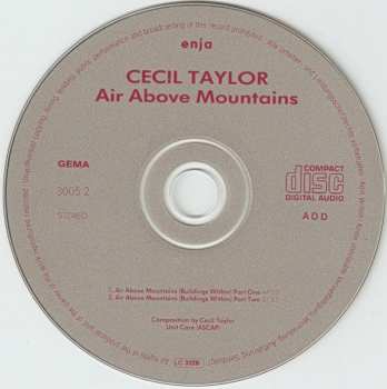 CD Cecil Taylor: Air Above Mountains