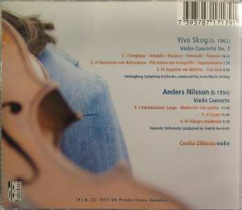CD Cecilia Zilliacus: Contemporary Violin Concertos: Anders Nilsson & Ylva Skog