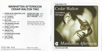 CD Cedar Walton Trio: Manhattan Afternoon