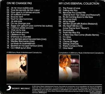 2CD/Zestaw pudełkowy Céline Dion: On Ne Change Pas / My Love Essential Collection