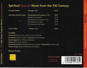 CD Cello Octet Conjunto Ibérico: Spiritual Spanish Music From the XXI Century