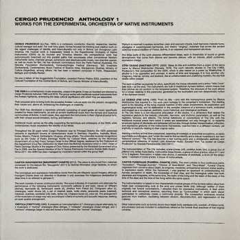 2LP Cergio Prudencio: Antología 1: Obras Para La Orquesta Experimental De Instrumentos Nativos LTD