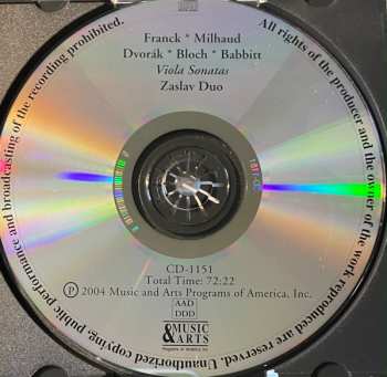 CD César Franck: Viola Sonatas