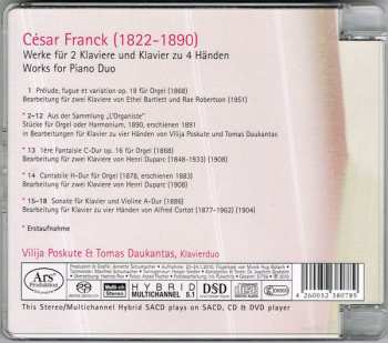 SACD César Franck: Werke Für Klavierduo (Works For Piano Duo)
