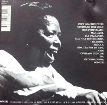 CD Cesaria Evora: Live À L'Olympia