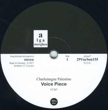 LP Charlemagne Palestine: Arpeggiated Bösendorfer + Falsetto Voice