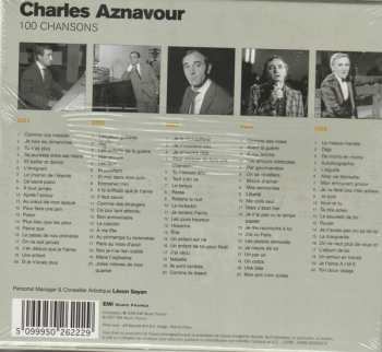 5CD/Zestaw pudełkowy Charles Aznavour: 100 Chansons