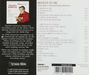 CD Charles Aznavour: Believe In Me!