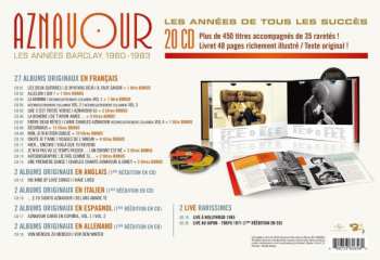20CD/Zestaw pudełkowy Charles Aznavour: Les Années Barclay 1960-1983