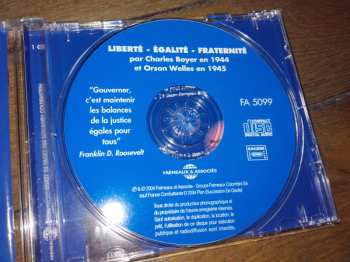 CD Orson Welles: Liberté Egalité Fraternité