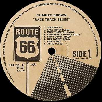 LP Charles Brown: Race Track Blues
