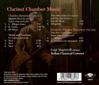 CD Luigi Magistrelli: Clarinet Chamber Music