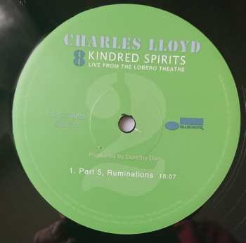 3LP/2CD/DVD Charles Lloyd: 8: Kindred Spirits Live From The Lobero Theater LTD | NUM | DLX
