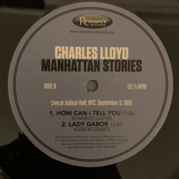 2LP Charles Lloyd: Manhattan Stories LTD | NUM | DLX