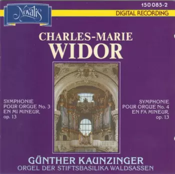 Symphonie Pour Orgue No. 3 En Mi Mineur, Op. 13 / Symphonie Pour Orgue No. 4 En Fa Mineur, Op. 13