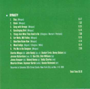 10CD/Zestaw pudełkowy Charles Mingus: Milestones Of A Legend