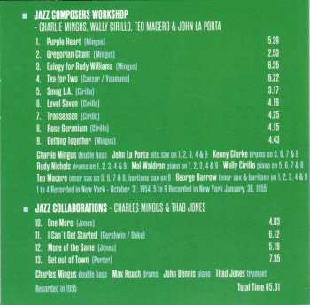 10CD/Zestaw pudełkowy Charles Mingus: Milestones Of A Legend