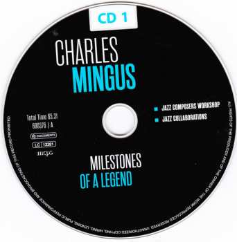 10CD/Zestaw pudełkowy Charles Mingus: Milestones Of A Legend