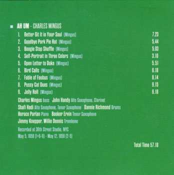 10CD/Zestaw pudełkowy Charles Mingus: Milestones Of A Legend