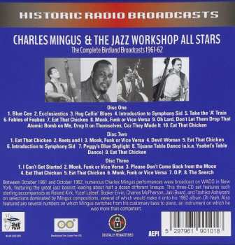 3CD/Zestaw pudełkowy Charles Mingus: The Complete Birdland Broadcasts 1961-62