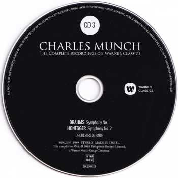 13CD/Zestaw pudełkowy Charles Munch: The Complete Recordings On Warner Classics