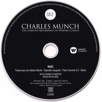 13CD/Zestaw pudełkowy Charles Munch: The Complete Recordings On Warner Classics