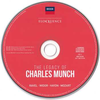 14CD/Zestaw pudełkowy Charles Munch: The Legacy Of Charles Munch