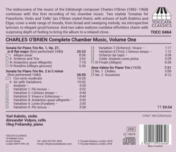 CD Yuri Kalnits: Complete Chamber Music, Volume One