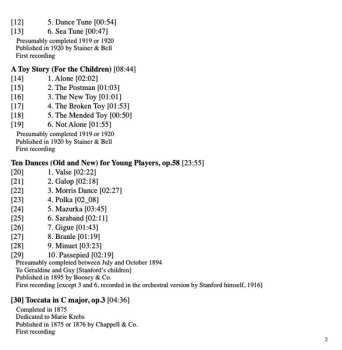 2CD Charles Villiers Stanford: Complete Works For Piano Solo - Vol. 2