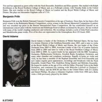 CD Gould Piano Trio: Piano Quartet No. 2 • Piano Trio No. 1 • Legend • Jig • Hush Song