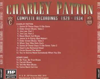5CD/Zestaw pudełkowy Charley Patton: Complete Recordings 1929 - 1934