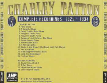 5CD/Zestaw pudełkowy Charley Patton: Complete Recordings 1929 - 1934
