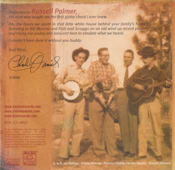 CD Charlie Daniels: Songs From The Longleaf Pines (A Gospel Bluegrass Collection)