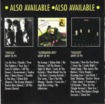 CD Chelsea: The Punk Singles Collection 1977-82