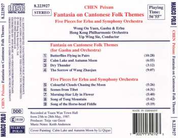CD Hong Kong Philharmonic Orchestra: Fantasia On Cantonese Folk Themes / Five Pieces For Erhu And Symphony Orchestra