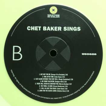 LP Chet Baker: Chet Baker Sings LTD | CLR
