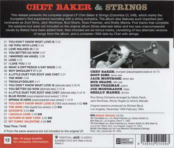 CD Chet Baker: Chet Baker & Strings