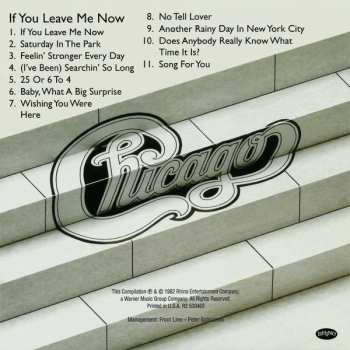 CD Chicago: If You Leave Me Now (And Other Hits)