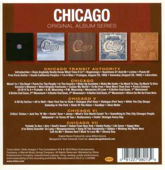 5CD/Zestaw pudełkowy Chicago: Original Album Series