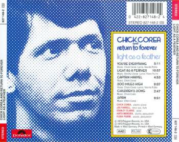 CD Return To Forever: Light As A Feather