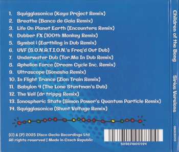 CD Children Of The Bong: Sirius Versions