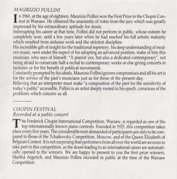 CD Frédéric Chopin: Festival Chopin: Concerto Nº 1 • Etudes • Nocturne • Impromptu • Polonaise • Mazurka