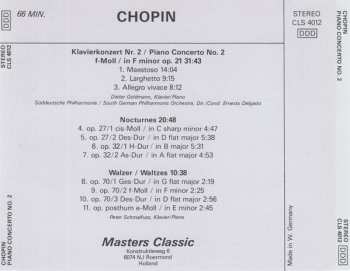 CD Frédéric Chopin: Klavierkonzert Nr. 2 = Piano Concerto No. 2 / Nocturnes Op. 27, Op. 32 - Valses Op. 70