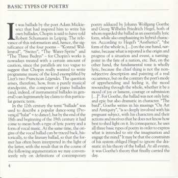 CD Frédéric Chopin: 4 Ballades