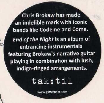 CD Chris Brokaw: End Of The Night