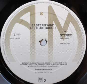 LP Chris de Burgh: Eastern Wind