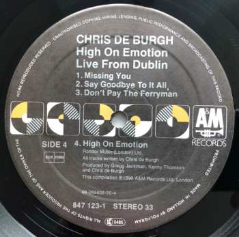 2LP Chris de Burgh: High On Emotion: Live From Dublin!