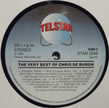 LP Chris de Burgh: The Very Best Of Chris de Burgh