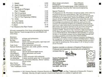 CD Chris Hinze: African Dream